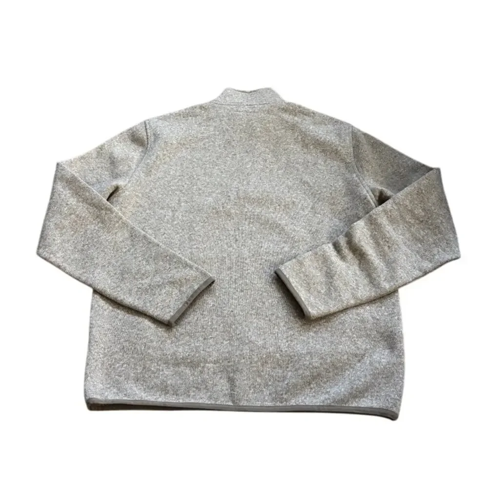 J.Crew Mercantile 1/4 Zip Pullover Mocha Brown Fleece Sweater Men's M